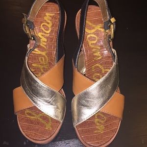 Sam Edelman blocked Heeled Sandals Size 6 1/2